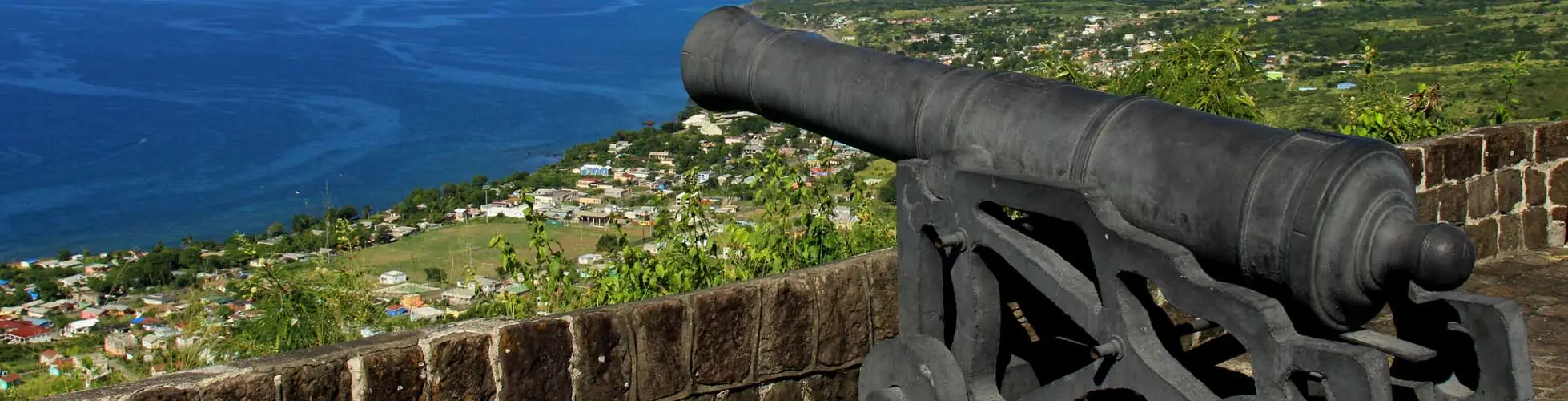 Canon on a fort in an OECS Country